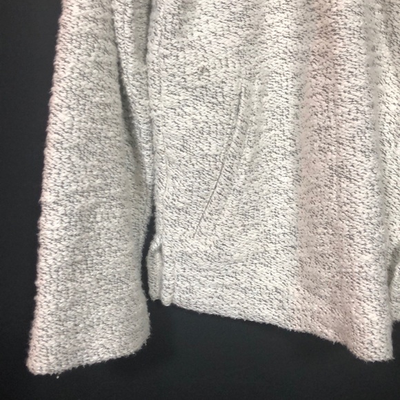 MADEWELL Hoodie Sweater in Cotton White/ Black S - Picture 4 of 7